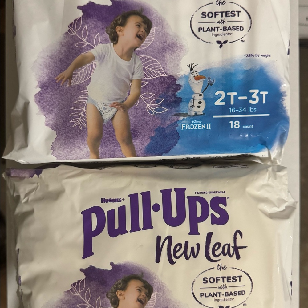 Huggies Pull-Ups New Leaf Training Underwear - White and Purple